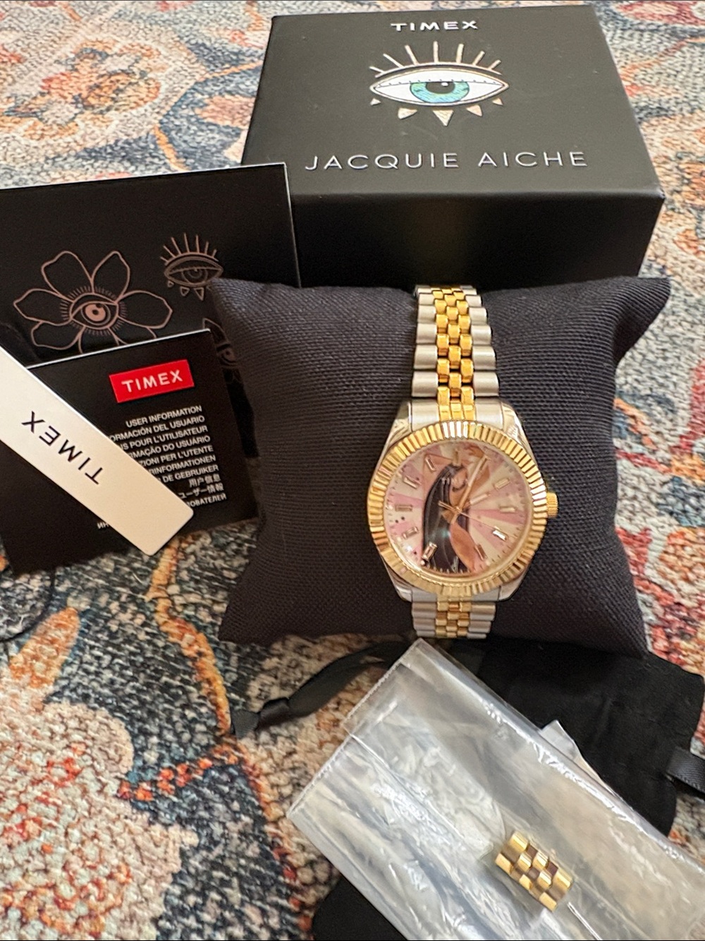 Timex X Jacquie Aiche Musings two Tone Watch